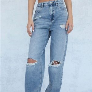 PacSun Light Blue Ripped '90s Boyfriend Jeans